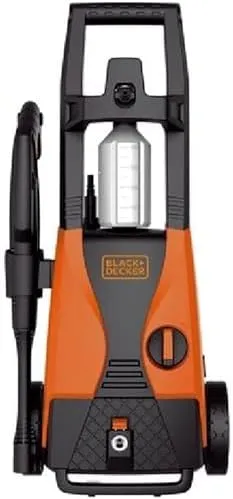 Black Decker Lavadora de Alta Pressão, Elétrica, com Mangueira, Função Auto Aspirante, Modelo PW1450TDL, 127V - Imagem 1 - Lavadora de Pressão