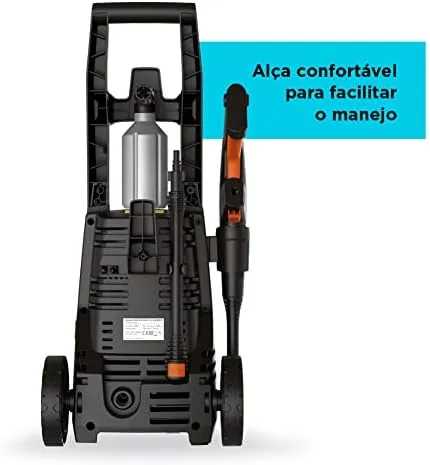 Black Decker Lavadora de Alta Pressão, Elétrica, com Mangueira, Função Auto Aspirante, Modelo PW1450TDL, 127V - Imagem 3 - Lavadora de Pressão
