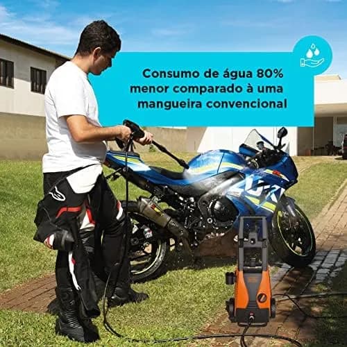 Black Decker Lavadora de Alta Pressão, Elétrica, com Mangueira, Função Auto Aspirante, Modelo PW1450TDL, 127V - Imagem 4 - Lavadora de Pressão