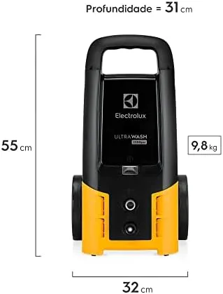 Lavadora de Alta Pressão, UWS31, Preto e Amarelo, 110v, Electrolux - Imagem 3 - Lavadora de Pressão