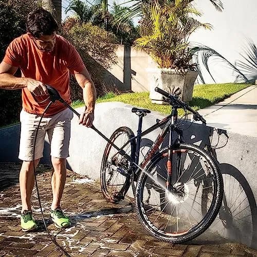 Lavadora de Alta pressão Kärcher Compacta 1500 PSI/Libras 1200W 300L/h com Aplicador de Detergente e Lança Regulável 127v - Imagem 6 - Lavadora de Pressão