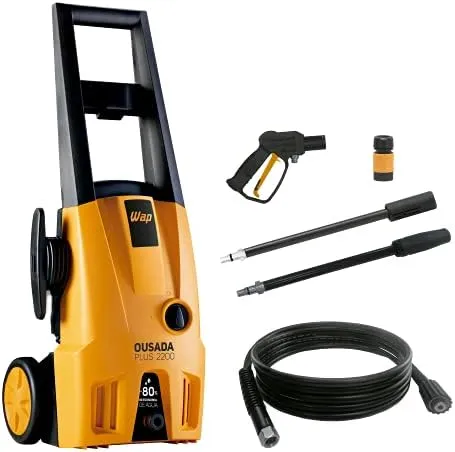 WAP Lavadora de Alta Pressão OUSADA PLUS 2200, com Jato Leque e Concentrado, 342L/h, 1750psi 1500W 127V - Imagem 1 - Lavadora de Pressão