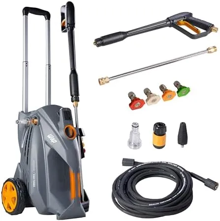 WAP Lavadora de Alta Pressão Profissional 5100 TURBO, 550L/h, Lava Rápido, Motor de Indução, 2300psi 2500W 220V - Imagem 1 - Lavadora de Pressão